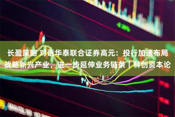 长盈策略 对话华泰联合证券高元:投行加速布局战略新兴产业,进一步延伸业务链条|科创资本论