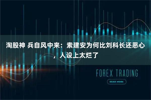 淘股神 兵自风中来：索建安为何比刘科长还恶心，人设上太烂了